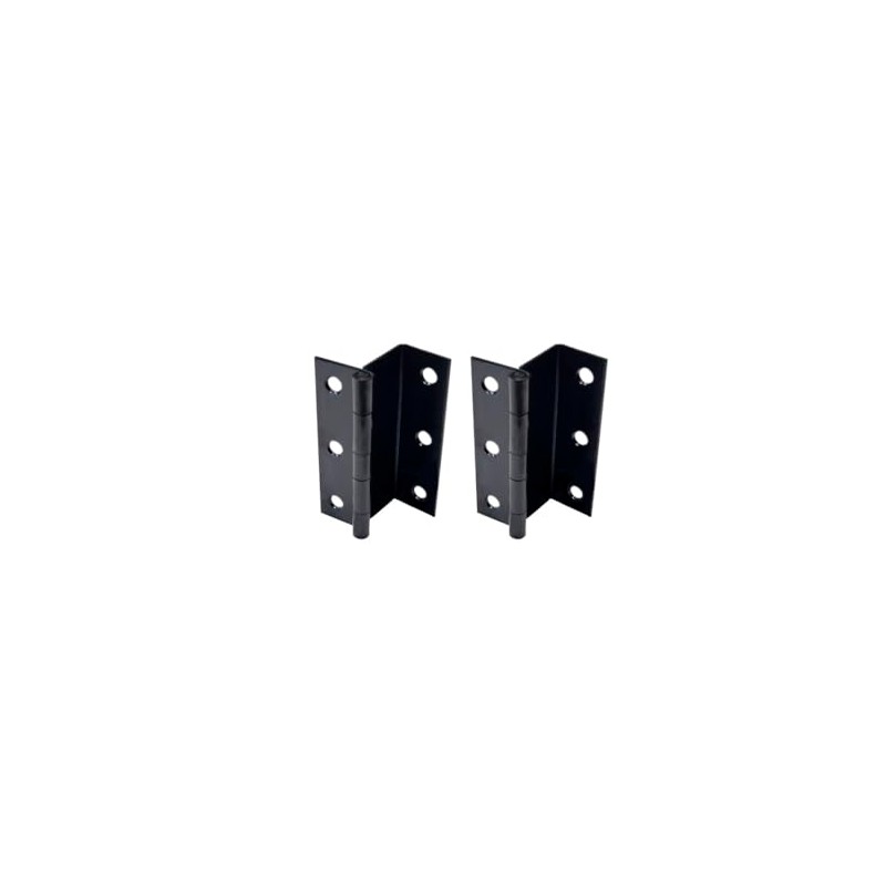 QCAA Three Fold Shutter Hinge, Half Surface for Shutter, Cabinet,