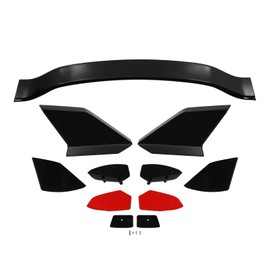 ZXMOTO Compatible with Honda Civic 11th Hatchback LX/Sport/EX-L 2022 2023 2024 2025 Type R Style Rear Trunk Spoiler Gloss Black