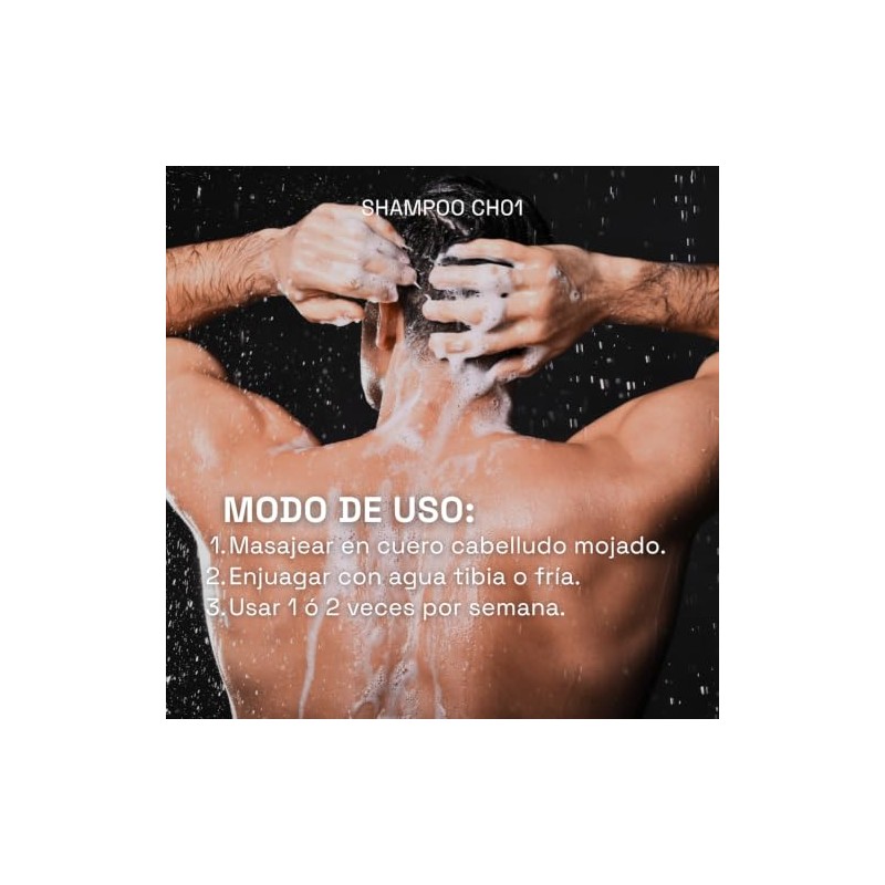 Shampoo Sin Sal Sin Sulfatos Detox Cabello Graso y Mixto