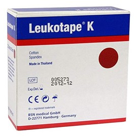 Leukotape K 2.5 cm Red Pack of 1