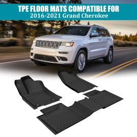 Aftermarket Products Floor Mats Liners For 2016-2021 Jeep Grand Cherokee 2022 Jeep Grand Cherokee WK