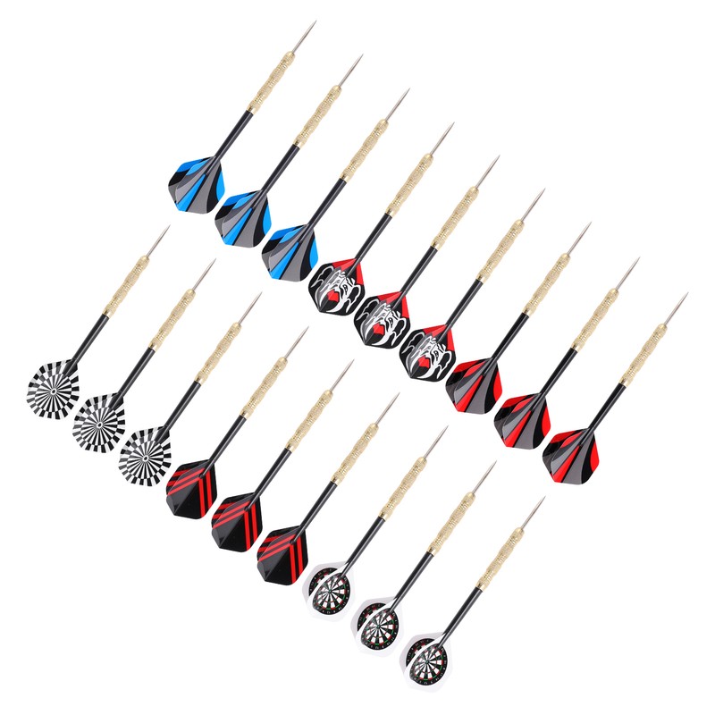 18 Pcs Professional Steel Tip Darts Flight Steel Tip Dart