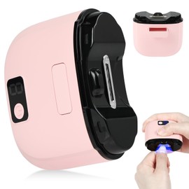 AOOWU Electric Nail Clippers, Nail Trimmer, Nail Polisher, 2 in 1, Nail Remnants with Light, Wireless 3-Speed Nail Clippers, No Noise Fingernail Clippers for Babies, Elderly and Adults