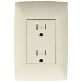 Leviton TRDPT-BLA, Contacto Dúplex, A prueba de manipulaciones, 15Amp, 125V, Placa incluida, color Blanco