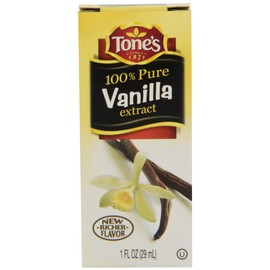 Tone's Spices Vanilla Extract, 1-Ounce Bottles (Pack of 6)