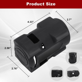 Yosoo Health Gear 49-16-2563 Impact Wrench Protective Boot Suitable for milwaukee M12 stubby Fuel 1/2 and 3/8 Impact（2562-20 2563-20）