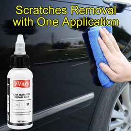 V-Vaxy Car Scratch Repair Wax, Car Buff Out Scratch, Intelligent Repair Scratcher, V-Vaxy Paint Restorer, Car Paint Scratch Repair, VVaxy Car Scratch Repair, Multi-Effect Protection (2pcs)