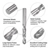sourcing map Solid Carbide Drill Bit, 4.9mm (0.193") YG6X/C3 Micro-Grain