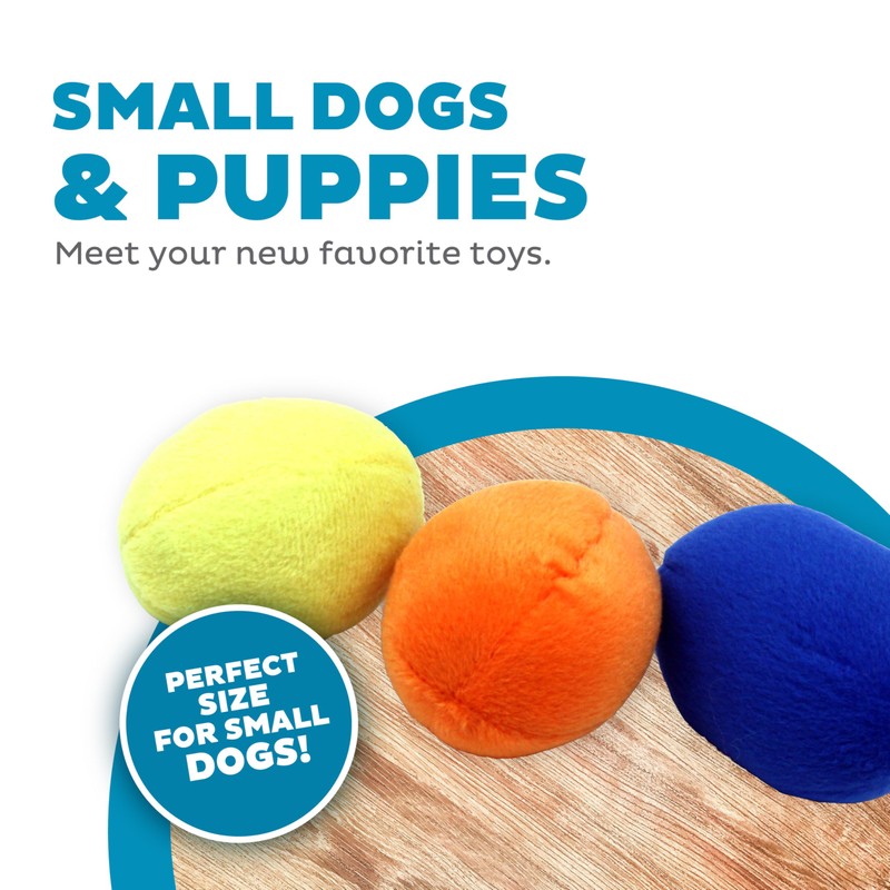 Outward Hound Squeakin' Eggs Plush Replacement Dog Toys - 3