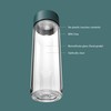 EVER VESSEL Glass Water Bottle 20oz - Non-insulated | Borosilicate