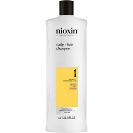 Nioxin Cleanser Shampoo System 1 for Fine Hair with Light Thinning, 33.8 Ounce