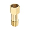 M METERXITY Extension Connector Pipe Fitting Brass Hex Coupling Conversion
