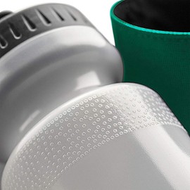 Quadra Water Bottle And Fabric Sleeve Holder (One Size) (Classic Red)