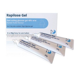 Rapilose Glucose Oral Gel 40% Glucose Gel 3x25g