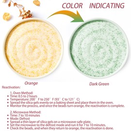 Wisesorb 2 Set of 5 LBS Silica Gel Flower Drying Kit, Silica Sand Reusable Flower Preservation Kit with Airtight Container, Gloves, Brush, Safety Goggles for DIY Wedding Bouquet Preservation