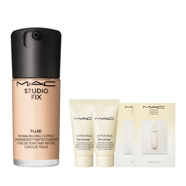 MAC Studio Fix Fluid Foundation (+ Ceramizer 5ml*2 &amp; Cleansing