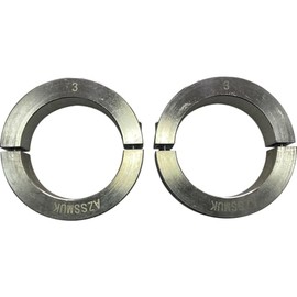 AZSSMUK Shaft Collar Bore Size 3'' Two Pieces Split Stainless Steel Lock Collar Clamp Set Screw (2, 3'')