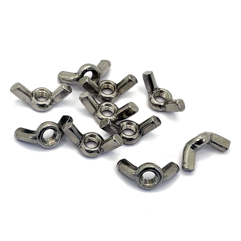 M8 Wing Nut DIN315, A4 (316) Stianless Steel (Pack of