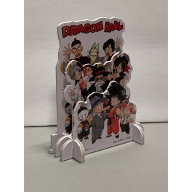 Bandai Dragon Ball Layerd Paper Board Art Stand - Goku Krillin Bulma Launch