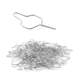LA MIERE- 100 unidades de alambre de ligadura preformado de acero inoxidable de 0,010 pulgadas para ortodoncia. Alambre corto para ligaduras de acero inoxidable.