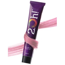 2.Oh! Pastel Pink Semi Permanent Hair Color, Ammonia-Free, With Argan Oil, Easy Home Application, Perfect for Women and Men (Two Point Oh!)