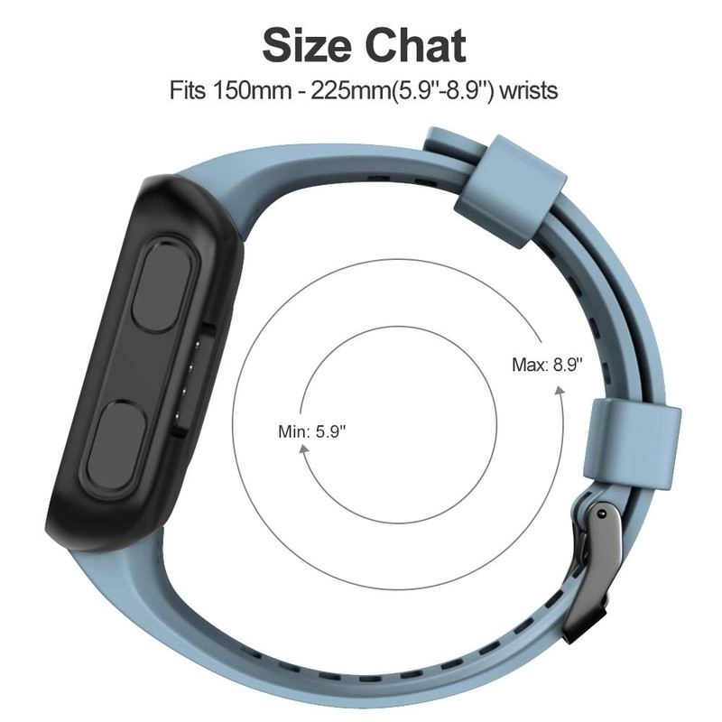 Meifox Compatible with Garmin Forerunner 35 Band,Solf Silicone Replacement Bands