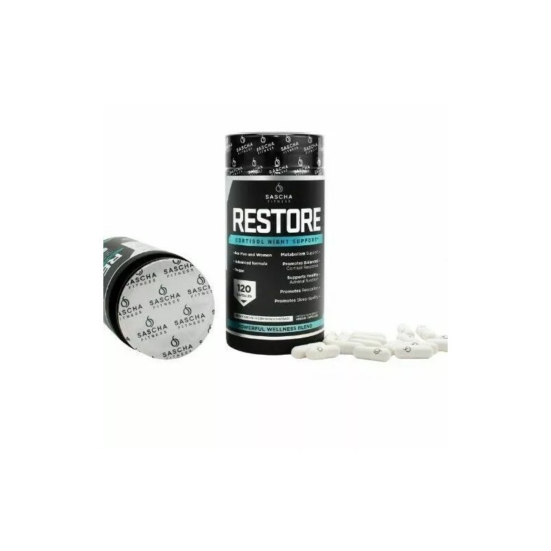 Sascha fitness corp Restore Sascha Fitness Cortisol Support Supplement Stress