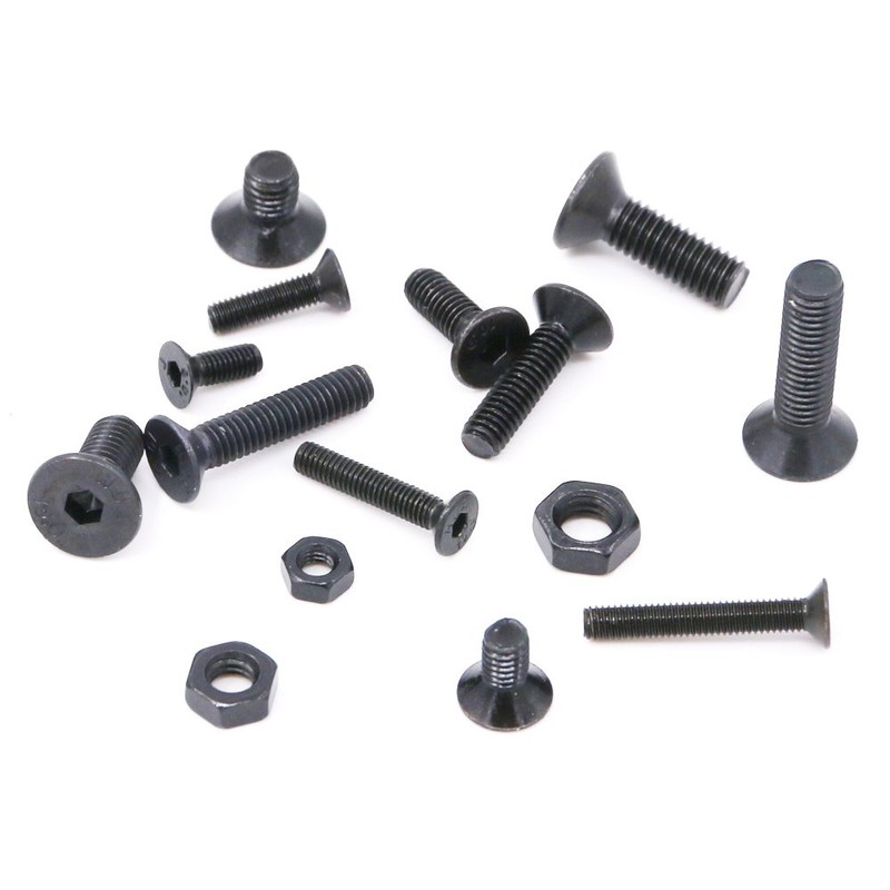 Hilitchi 460-Pcs M3 M4 M5 Hex Socket Flat Head Countersunk