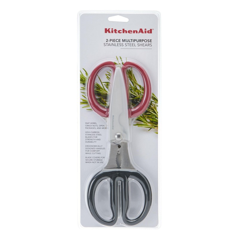 KitchenAid Multipurpose Shear Set, Versatile Scissors with Nutcracker, Bottle Opener,