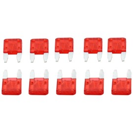 Bullz Audio (BMINIF10) Nickel 10 Amp Mini Fuse - 10 Piece