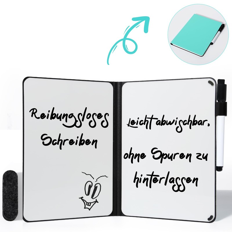 Whiteboard Small A5 No Magnet, 22 x 17 cm Mini