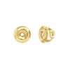 14k Solid Yellow Gold Replacement Pair Earring Screw Back Backings