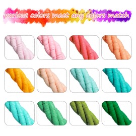 RUBY Pack of 4200 Heishi Beads, Colourful 6 mm Clay Beads for Threading, 12 x 40 cm, Set for Choker, Necklace, Bracelet, Earrings, Jewellery Making, DIY, Adults, Children, Mixed Colours (H)