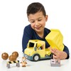 Bluey Dump Truck Toy with Hard Hat Muddy Bingo Figures