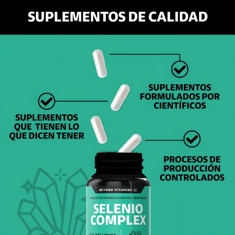 Selenio Seleniometionina 240mcg Con Vitamina E, Moringa Y Raz de