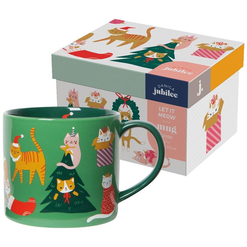 Now Designs Jubilee Let it Meow Stoneware Mug In A