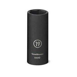 GEARWRENCH 3/8" Drive 6 Point Deep Impact Metric Socket 22mm - 84344N
