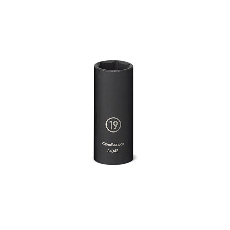 GEARWRENCH 3/8" Drive 6 Point Deep Impact Metric Socket 22mm