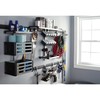 Rubbermaid FastTrack Rail Access Bin Garage Organization Bin for Sports