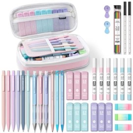 Four Candies 36Pcs Aesthetic School Supplies, Mechanical Pencils 0.5Mm, 0.7Mm, 0