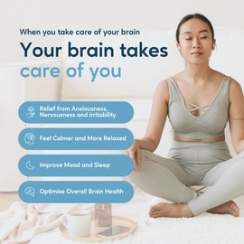 Justfloow JustFloow Genius Zen® Stress Relief Supplement | 9 Active Calming Ingredients| Natural Relief of Anxiousness, Nervousness, and Irritability | Vegan & Gluten Free | 2 Month Supply