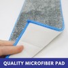 Don Aslett, Mult-Purpose Microfiber Mop Pad 18 inch , Reusable,