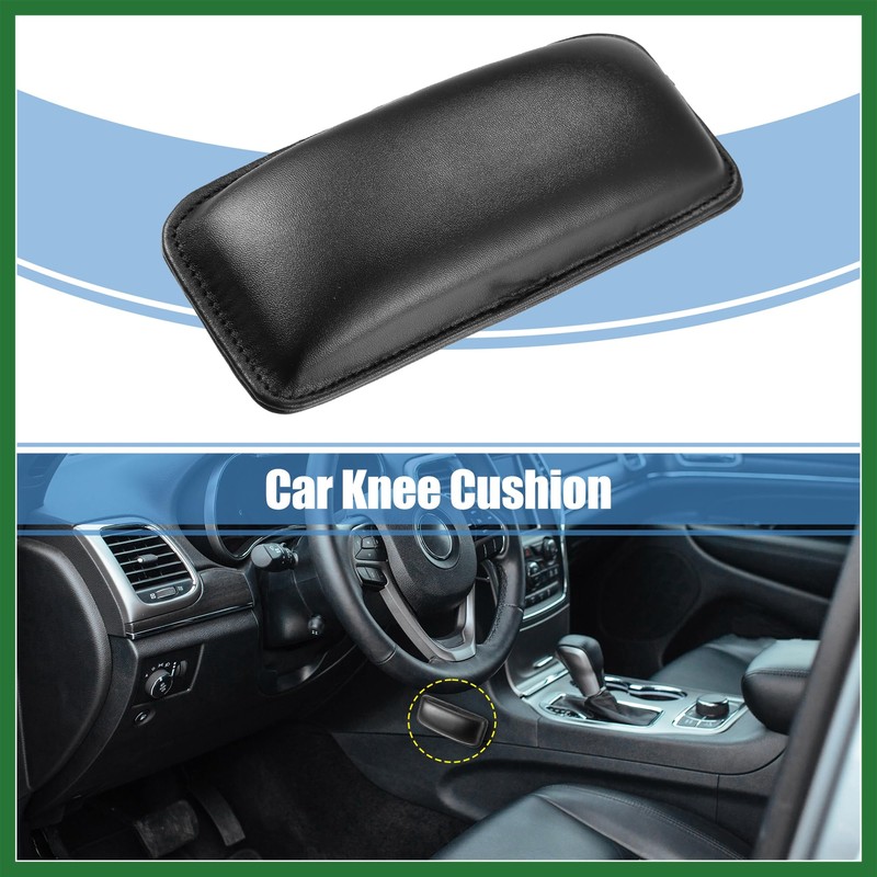 Motoforti Black Car Center Console Knee Leg Elbow Cushion Pad