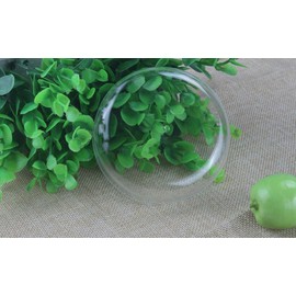 1PCS Portable Baby Powder Puff Case-Soft Face Body Cosmetic Loose Powder Container With Sifter and Sponge Puff(Transparent+Blue)