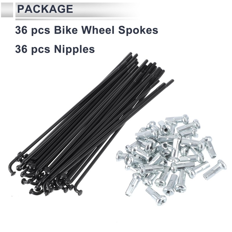 RATCHROLL 1 Set Universal Bicycle Spokes 13G 112mm Length Bike