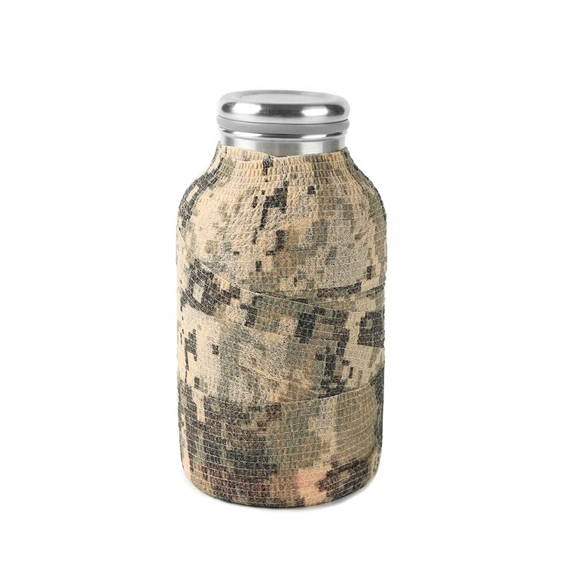 12 Pack Self Adhesive Bandage Wrap, Camouflage Cohesive Tape (Light