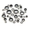 37Pcs Fishing Rod Guides Top Tip Ring Telescopic Surf Casting