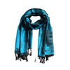 Sakkas Lightweight Two Tone Rose Floderal Design Pashmina Shawl /