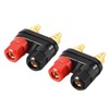 sourcing map 2 Pcs Dual Binding Post Terminal, M5 Thread