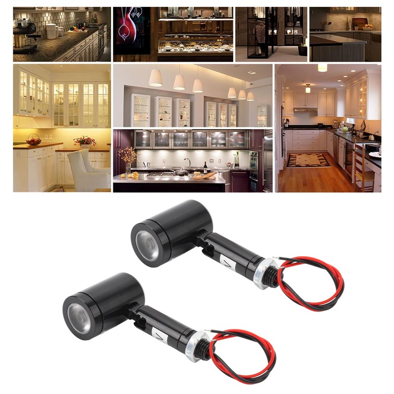 2pcs Mini LED Spotlight Indoor Picture Lights Art Accent Lights